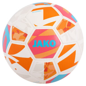 Jako Fußball Lightball Iconic 290g Gr.4 weiß/coral/orange