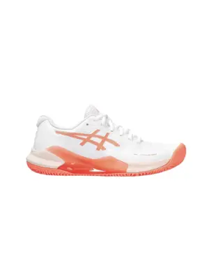 Asics Gel-Challenger 14 Clay Damen weiß Tennisschuh, seitliche Ansicht