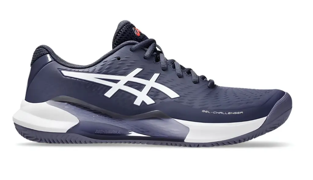 Asics Gel Challenger 14 Clay Herren dunkelblau Tennisschuh Seitenansicht