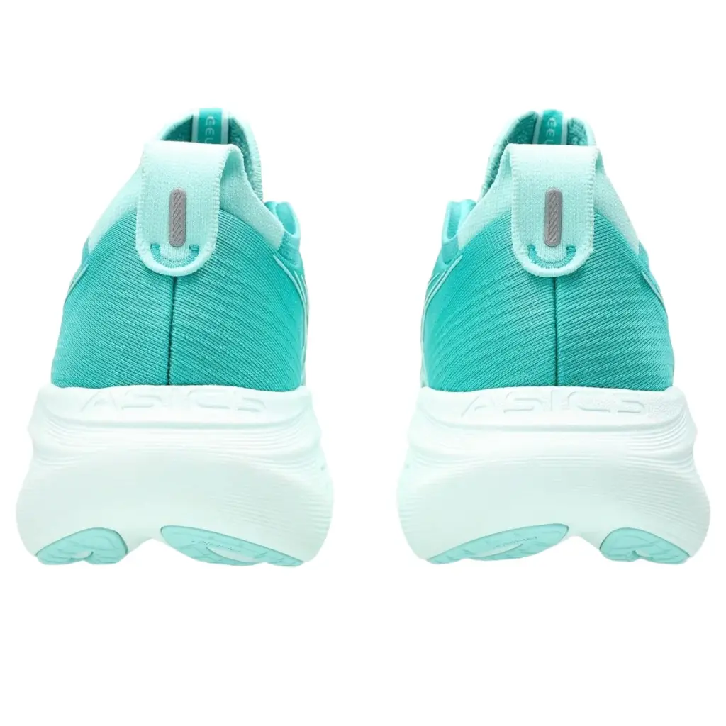 Asics Gel-Nimbus 27 Damen grün Laufschuh Rückseite