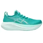 Asics Gel-Nimbus 27 Damen grün Laufschuh seitliche Ansicht