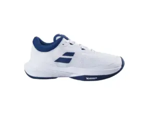 Babolat SFX4 Clay Herren weißblau Tennisschuh seitliche Ansicht