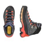 La Sportiva Aequilibrium Hike GTX Damen graurot Oberseite und Seitenansicht