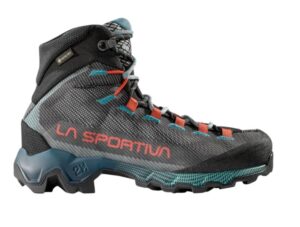 La Sportiva Aequilibrium Hike GTX Damen schwarzblau Seitenansicht