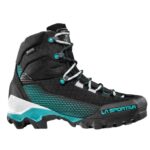 La Sportiva Aequilibrium ST GTX Damen schwarztürkis Seitenansicht