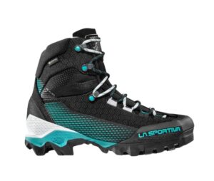 La Sportiva Aequilibrium ST GTX Damen schwarztürkis Seitenansicht