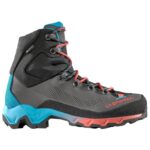 La Sportiva Aequilibrium Trek GTX Damen graublaurot Wanderschuh Seitenansicht