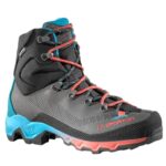 La Sportiva Aequilibrium Trek GTX Damen graublaurot Vorderseite