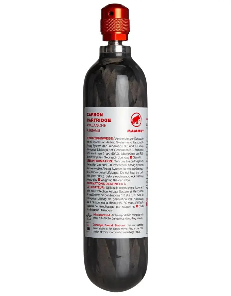 Mammut Carbon Cartridge 300 bar Gaskartusche für Lawinenairbag
