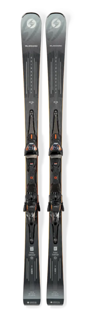 Blizzard Thunderbird R15-76 + TPX12 Demo 2026/27 Carving-Ski mit Bindung, Draufsicht