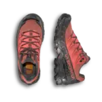 La Sportiva Ultra Raptor II GTX Damen rot Laufschuh Oberseite und Seitenansicht