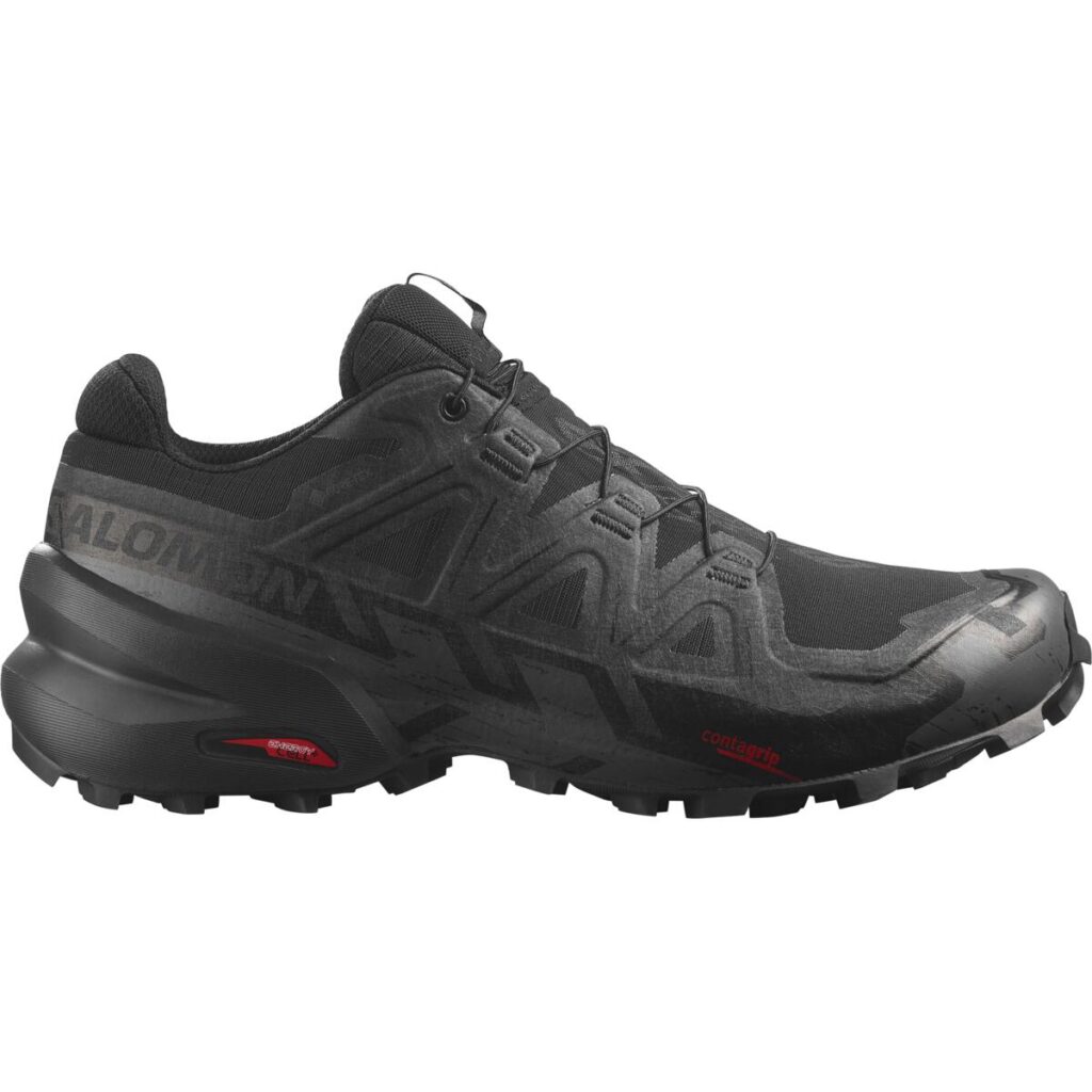 Salomon Speedcross 6 GTX Herren-Trailrunningschuh in Schwarz – Seitenansicht