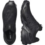 Salomon Speedcross 6 GTX Herren-Trailrunningschuh in Schwarz – Oberseite und Seitenansicht