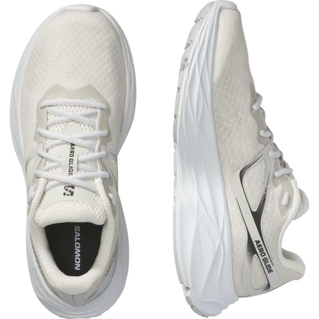 Salomon Aero Glide Damen weiss - oberseite und seitenansicht