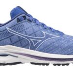 Mizuno Wave Inspire 18 Herren blau Seitenansicht