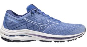Mizuno Wave Inspire 18 Herren blau Seitenansicht