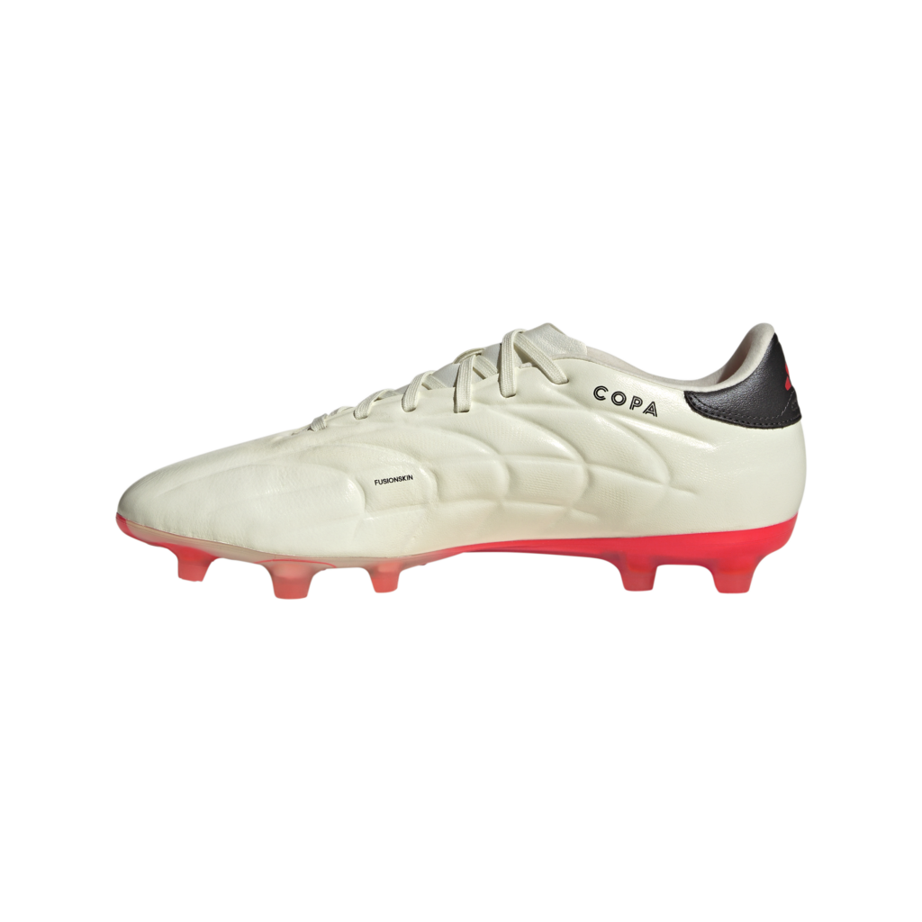 didas Copa Pure 2 Pro FG Fußballschuh in Cremeweiß/Rot – innenseite
