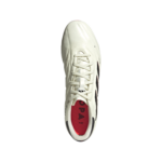 didas Copa Pure 2 Pro FG Fußballschuh in Cremeweiß/Rot – oben