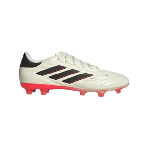 adidas Copa Pure 2 Pro FG Fußballschuh in Cremeweiß/Rot – Seitenansicht