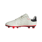 adidas Copa Pure 2 Club FxG Kinder-Fußballschuh in Cremeweiß/Rot – Innenseite