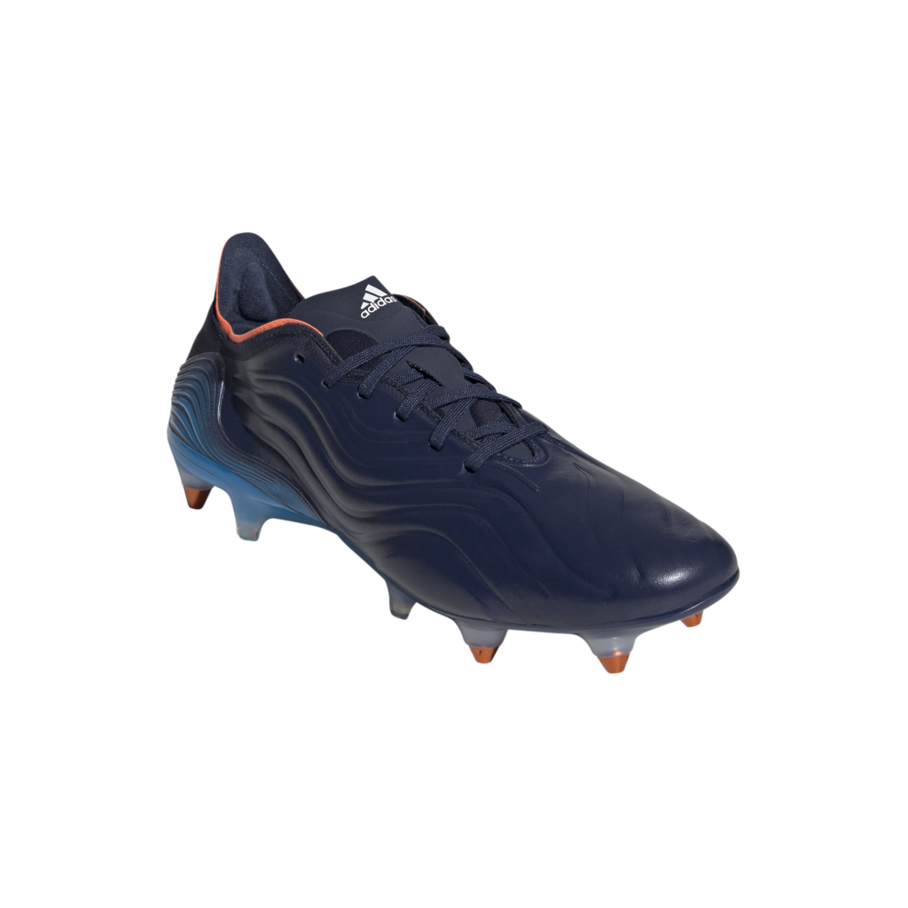 adidas Copa Sense.1 SG Fußballschuh in Dunkelblau – Frontalansicht