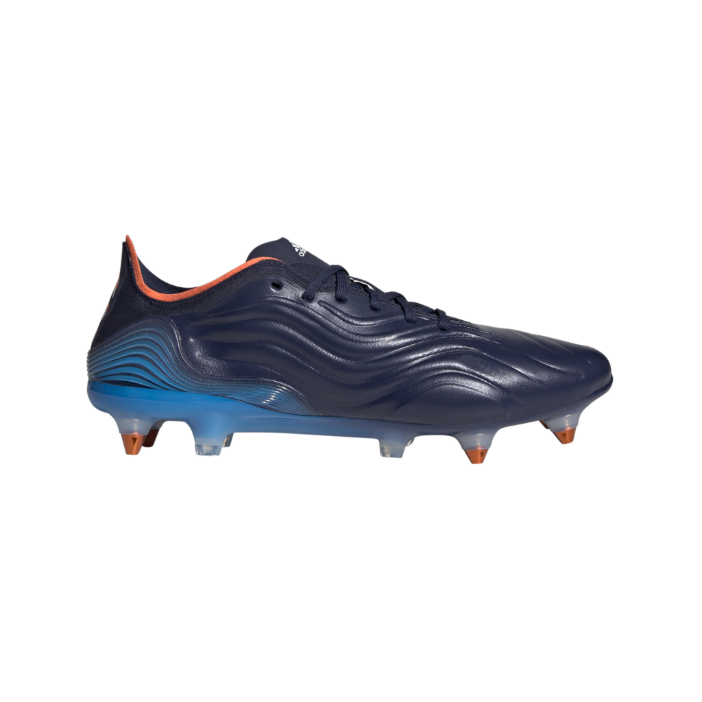 adidas Copa Sense.1 SG Fußballschuh in Dunkelblau – Seitenansicht