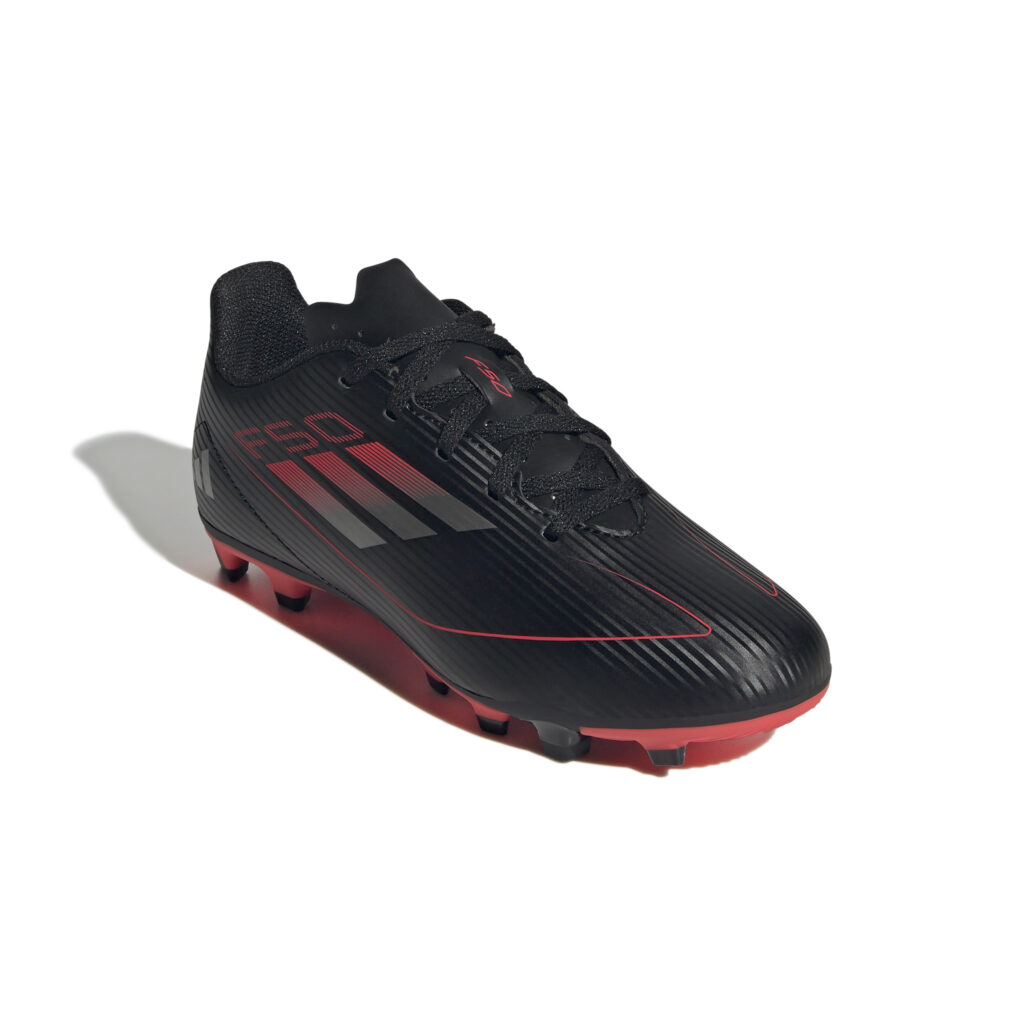 Adidas F50 Club Kinder Fußballschuh schwarz Detailansicht