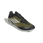 Adidas F50 League FG/MG Messi Fußballschuh gold schwarz Frontalansicht