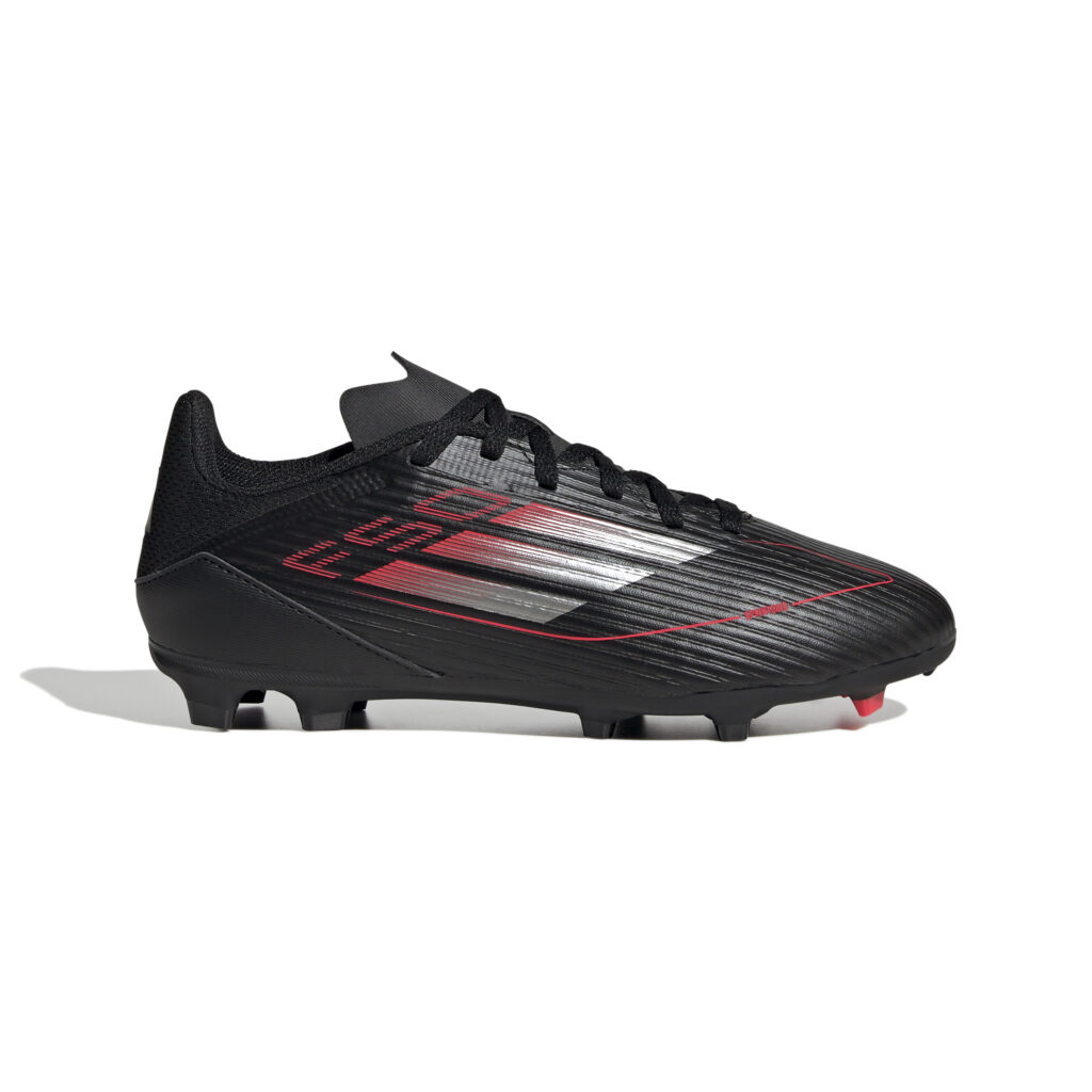 Adidas F50 League Kinder Fußballschuh schwarz Seitenansicht
