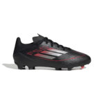 Adidas F50 League Kinder Fußballschuh schwarz Seitenansicht