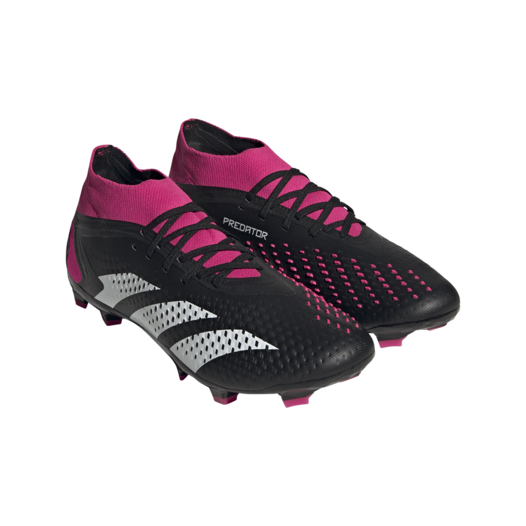 adidas Predator Accuracy.2 FG Fußballschuh in Schwarz/Pink - Paaransicht