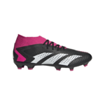 adidas Predator Accuracy.2 FG Fußballschuh in Schwarz/Pink – Seitenansich