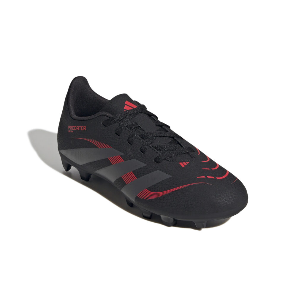 Adidas Predator Club Kinder Fußballschuh schwarz Frontalansicht