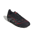 Adidas Predator Club Kinder Fußballschuh schwarz Frontalansicht
