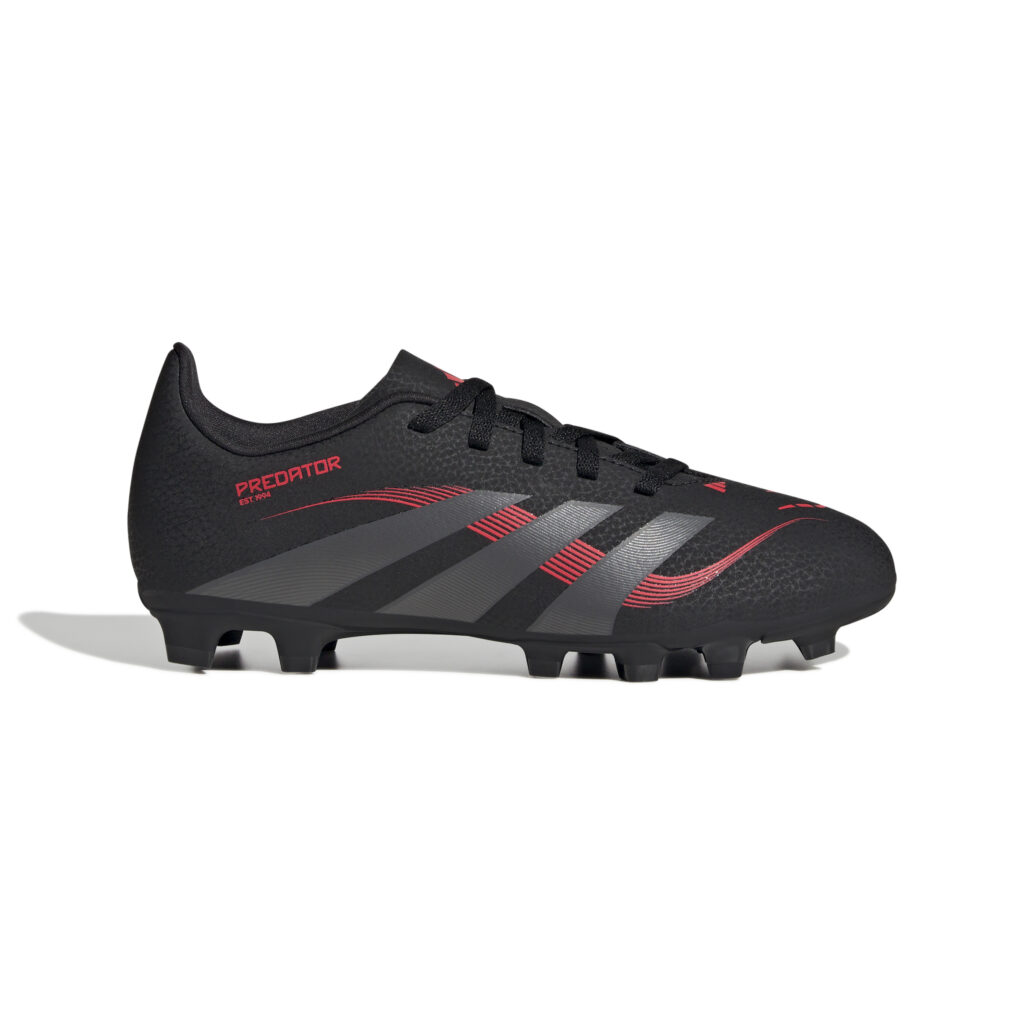 Adidas Predator Club Kinder Fußballschuh schwarz Seitenansicht