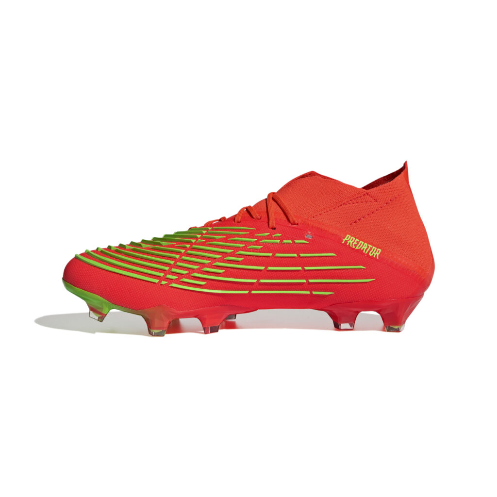 adidas Predator Edge.1 FG Fußballschuh in Rot/Neongrün – innenseite