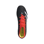 adidas Predator Pro FG Fußballschuh in Schwarz/Rot – oben