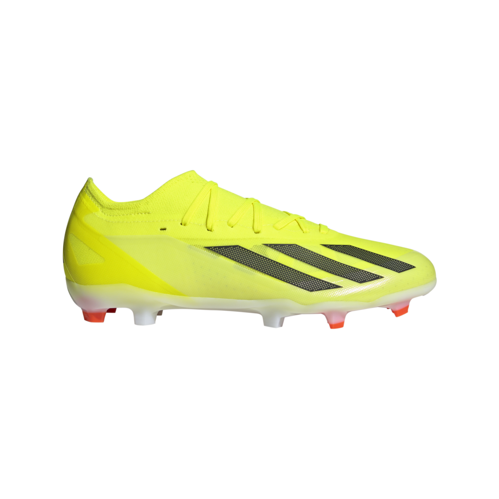 adidas X Crazyfast Pro FG Fußballschuh in Neongelb – Seitenansicht