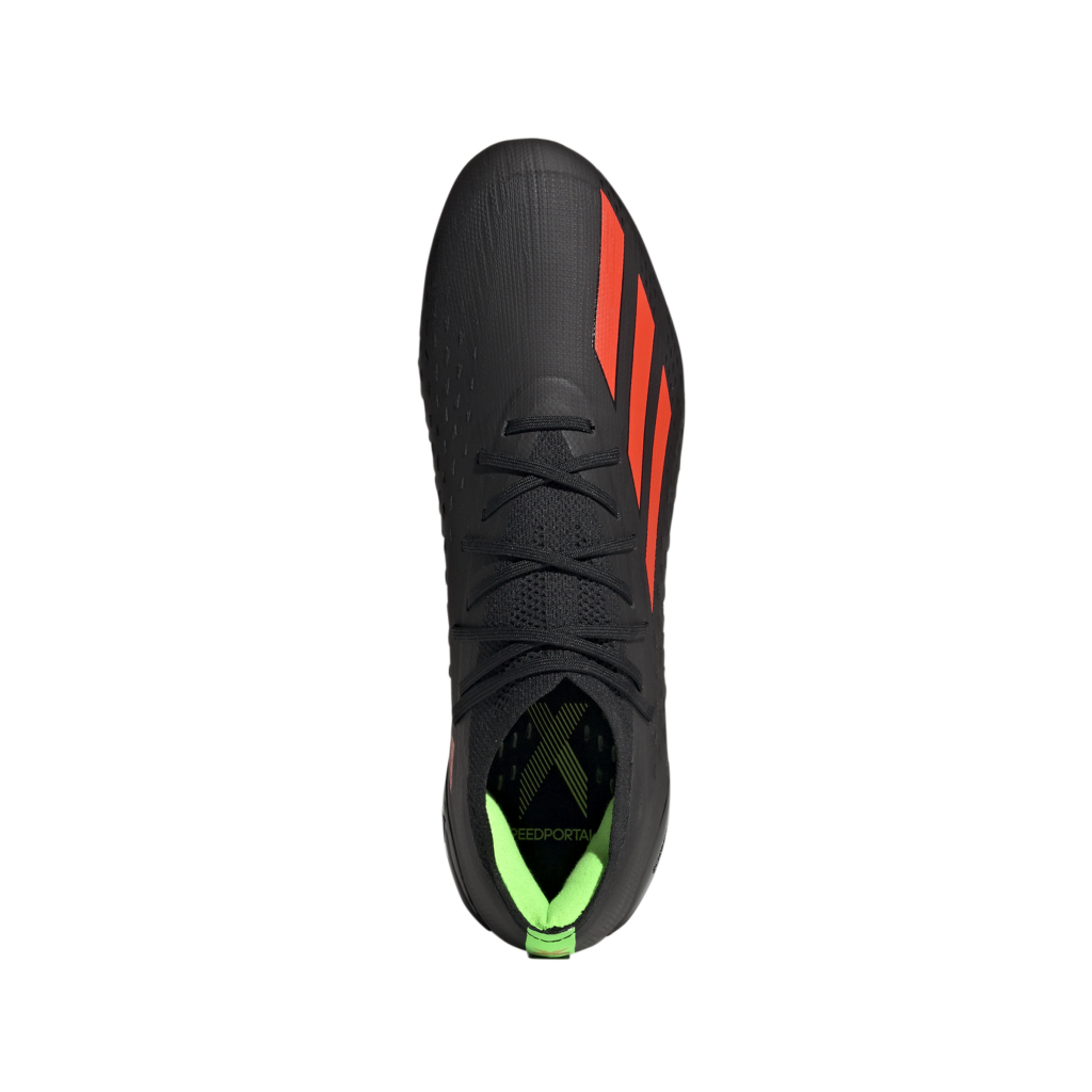 adidas X Speedportal.1 FG Fußballschuh in Schwarz/Rot – oberansicht