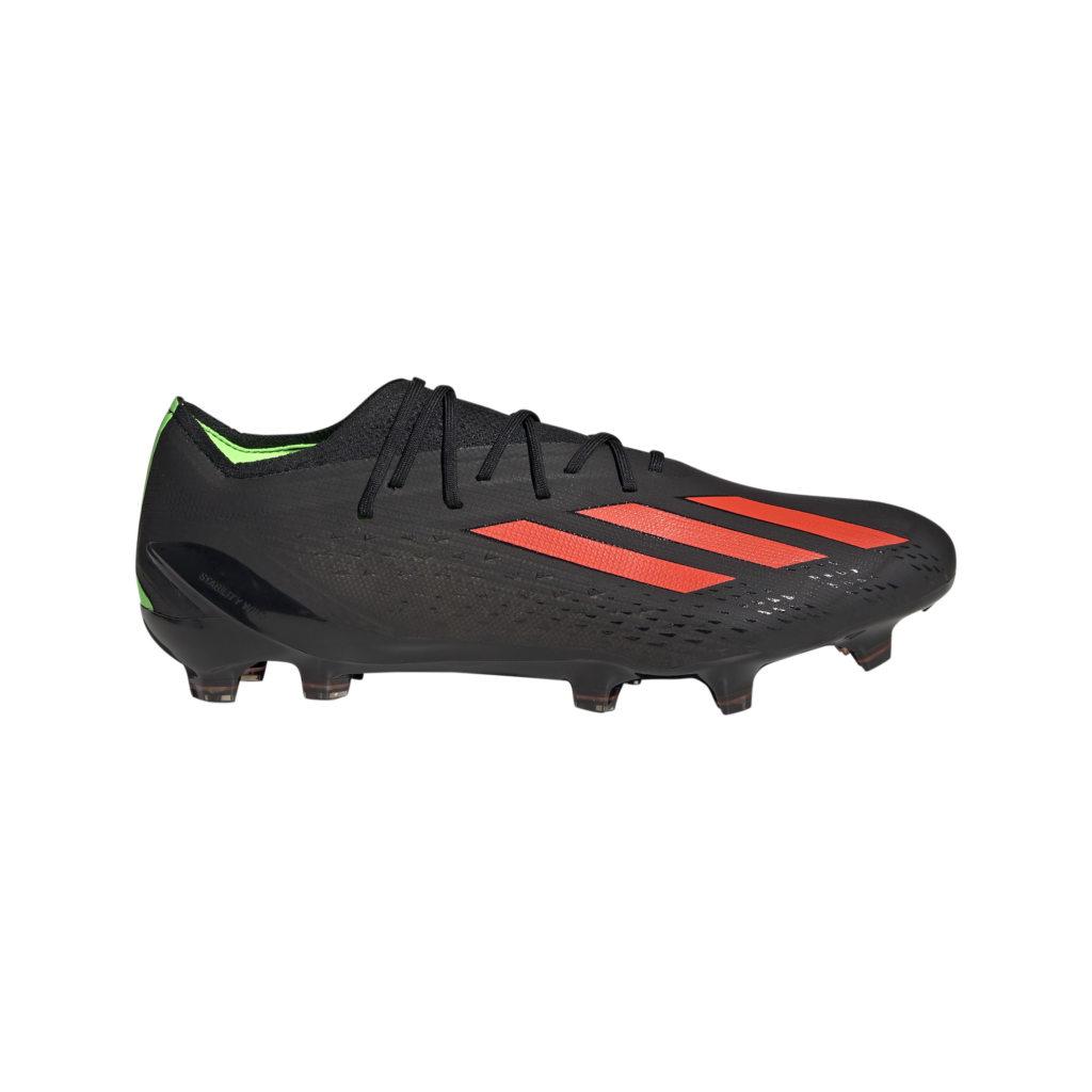 adidas X Speedportal.1 FG Fußballschuh in Schwarz/Rot – Seitenansicht