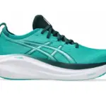 Asics Gel-Nimbus 27 Herren grün Laufschuh seitliche Ansicht