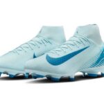 Nike Mercurial Superfly 10 Academy FG/MG Fußballschuh blau Detailansicht