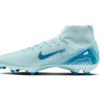 Nike Mercurial Superfly 10 Academy FG/MG Fußballschuh blau Innenansicht