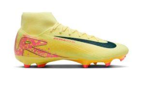 Nike Mercurial Superfly 10 Academy KM Fußballschuh gelb Seitenansicht