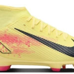 Nike Mercurial Superfly 10 Club Kinder Fußballschuh gelb Seitenansicht