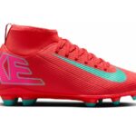 Nike Mercurial Superfly 10 Club Kinder Fußballschuh rot Seitenansicht