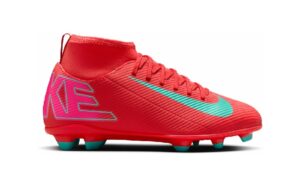 Nike Mercurial Superfly 10 Club Kinder Fußballschuh rot Seitenansicht