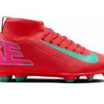 Nike Mercurial Superfly 10 Club Kinder Fussballschuh rot MG Seitenansicht
