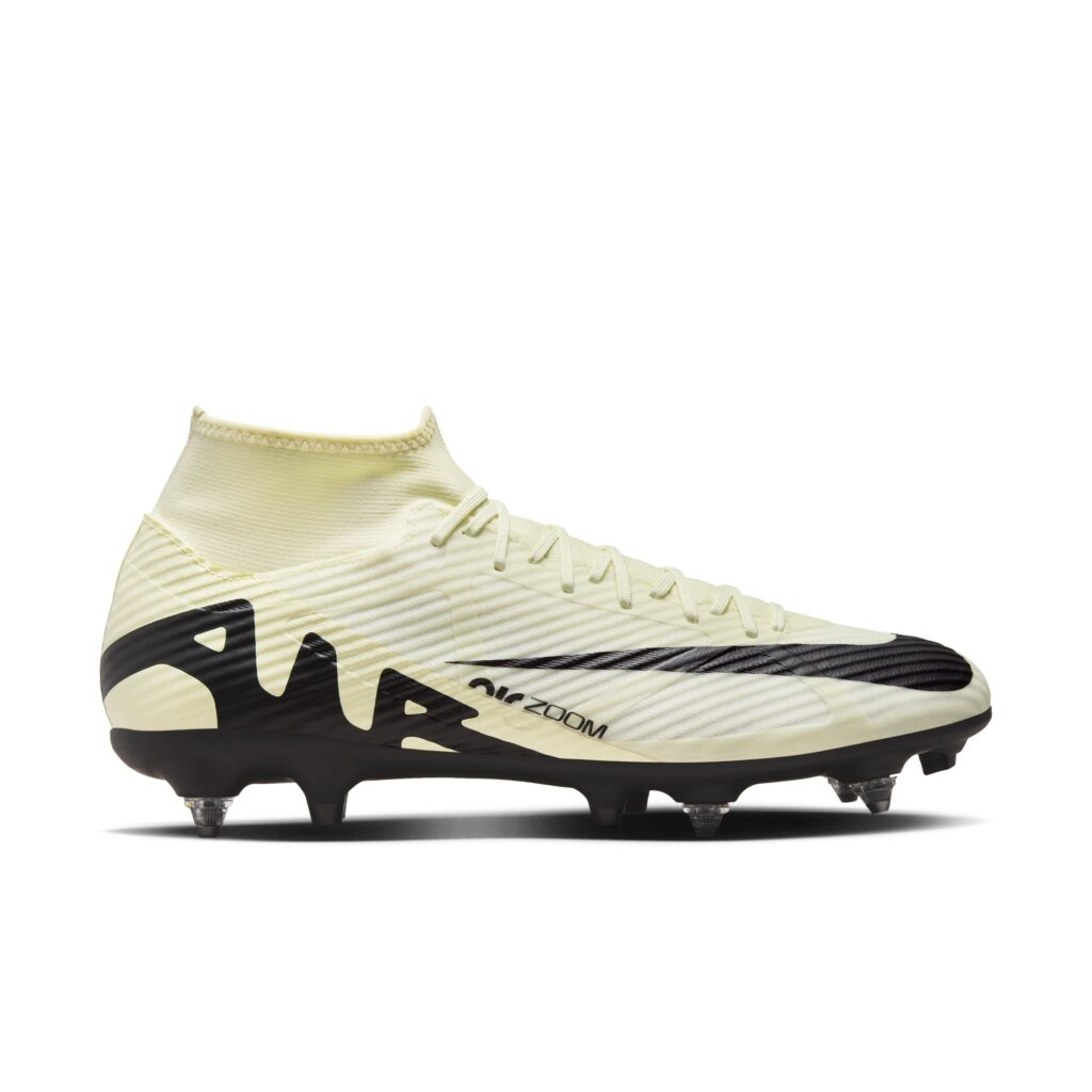 Nike Mercurial Superfly 9 Academy SG-Pro Fußballschuh creme Seitenansicht
