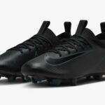 Nike Mercurial Vapor 16 Academy Kinder Fußballschuh schwarz Detailansicht